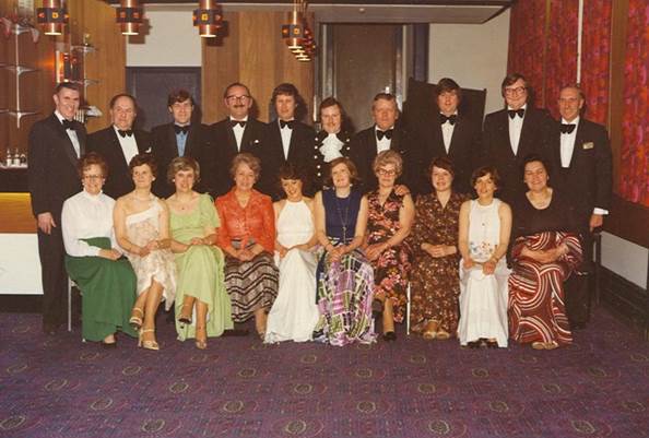 Left to Right, Arthur Johnston & Wife (HLI 1459), Walter & Sally Sword (1445), Alex & Nan Morrison (117), Thomas I. Thomas & Wife (73), (don